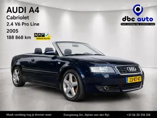 Audi A4 Cabriolet 2.4 V6 Pro Line, AUT, AIRCO