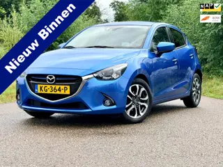 Mazda 2 1.5 Skyactiv-G GT-M Navi Head-Up LKAS Stoelverwarming Key-Less Clima 16" Velgen PDC Cruise L