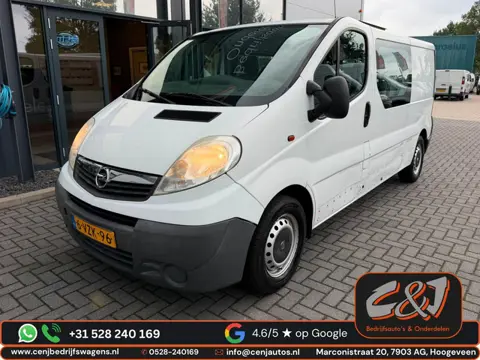 Opel Vivaro 2.0 CDTI L1H1 airco l cruise l trekhaak l nieuwe APK l BTW