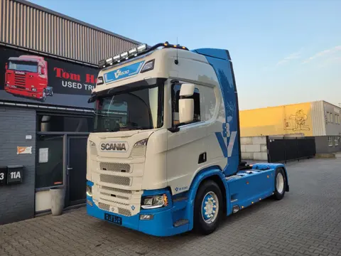 Scania R530 V8 NGS 4X2 steel/air 4 ballons back retarder parkklima