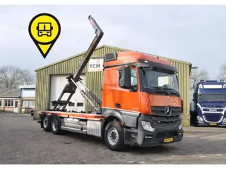 Mercedes-Benz Actros 2845 6X2 HIAB MultiLift HAAKARM 21T