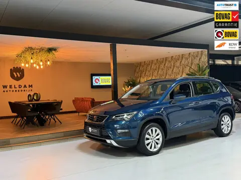 SEAT Ateca 1.0 EcoTSI Style Edition|Lava Blue|Dealer Onderhouden|AllSeason|Virtual Cockpit|LED|Navi|