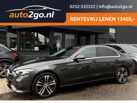 Mercedes-Benz C-Klasse 180 LUXURY LINE AUT9 DIGI DASH APPLE CARPLAY LEDER NAVI AIRCO LANE ASSIST LMV