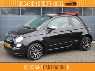 Fiat 500 Cabrio 0.9 TwinAir Lounge AIrco, Bluetooth, Audio upgrade, lm velgen