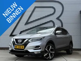 Nissan Qashqai 1.2 Tekna + 2e Eigenaar|Navi|Pano|360 Camera|Trekhaak|Clima|Cruise|Leder|Stoelverwarm