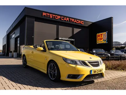 Saab 9-3 Cabrio 2.0T Aero, Lynx Yellow, Memory, Hirsch Grill, NL Auto!