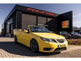 Saab 9-3 Cabrio 2.0T Aero, Lynx Yellow, Memory, Hirsch Grill, NL Auto!