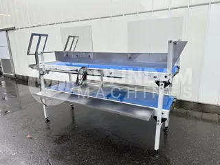 Transportband dubbel boven elkaar 250 x 60 cm
