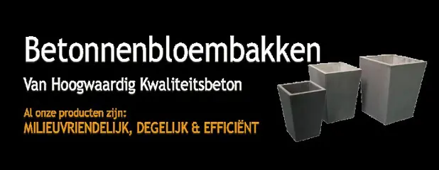 Betonnen tuinaccessoires en fundering