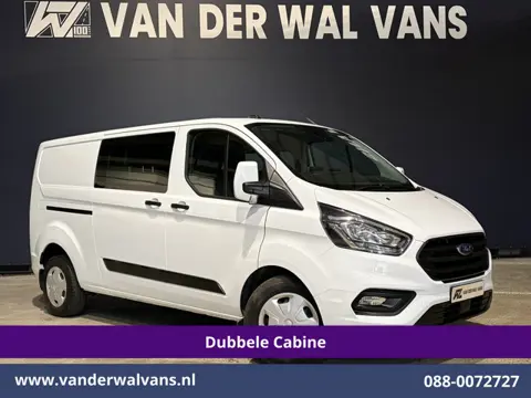Ford Transit Custom 2.0 TDCI 130pk Automaat L2H1 Dubbele Cabine Euro6 Airco | 6-Zits | Camera | Navi