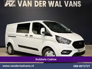 Ford Transit Custom 2.0 TDCI 130pk Automaat L2H1 Dubbele Cabine Euro6 Airco | 6-Zits | Camera | Navi