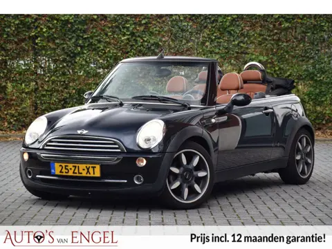 Mini Cabrio 1.6 Cooper Sidewalk/Garantie/Goed onderhouden/Leder