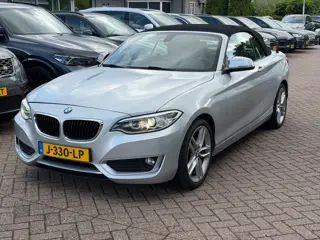BMW 2 Serie Cabrio 220i Luxury / Trekhaak / Half Leder / Navigatie / Parkeerhulp achter / 17'' / Sto