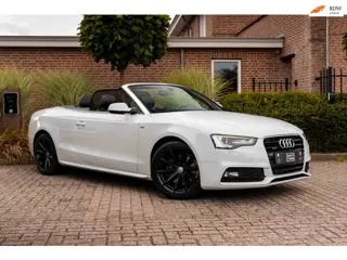 Audi A5 Cabriolet 2.0 TFSI 220 PK Aut. S-Line Leder Xenon Stoelverwarming Cruise 18''