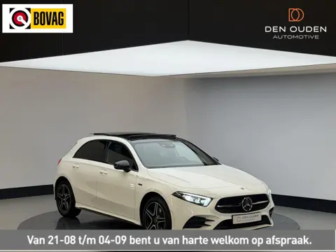Mercedes-Benz A-klasse 250 e Premium | AMG | Panodak | Night | Sfeerverlichting | Carplay | Sportsto