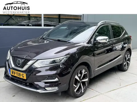 Nissan QASHQAI 1.2 116pk H6 Tekna + LED Leder Stoelverwarming Panoramadak Trekhaak Navigatie Bose