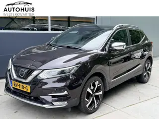 Nissan QASHQAI 1.2 116pk H6 Tekna + LED Leder Stoelverwarming Panoramadak Trekhaak Navigatie Bose