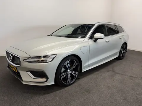 Volvo V60 2.0 T6 342pk AUT8 Hybr AWD Inscription Trekhaak 2000kg/ Leer/ Stoel en Stuurverw./ Adapt. 