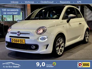 Fiat 500 Cabrio 1.0 Hybrid Dolcevita Navigatie | Android-Carplay | Leder | Cruise | Airco