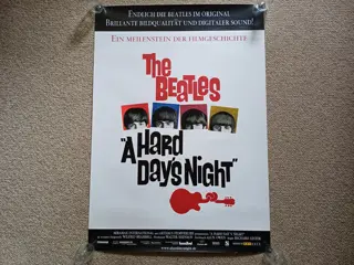 THE BEATLES A HARD DAY ' S NIGHT filmposter.