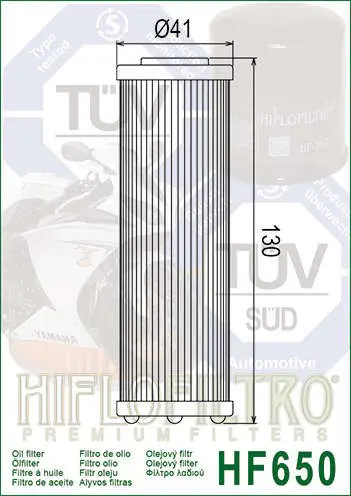 OLIEFILTER KTM 990 SM + SMT 2016 - 2019 / 2009 - 2010