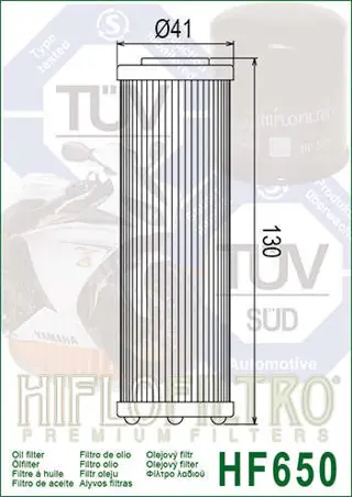 OLIEFILTER KTM 990 SM + SMT 2016 - 2019 / 2009 - 2010