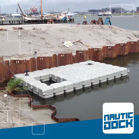 Ponton 2,0 x 4,0 m | NauticDock Werkvlot Steiger Drijver