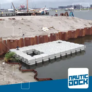 Ponton 2,0 x 4,0 m | NauticDock Werkvlot Steiger Drijver