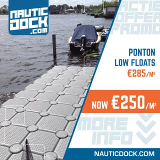 Drijvers prijs per m2 | NauticDock | Koppelpontons Drijvers