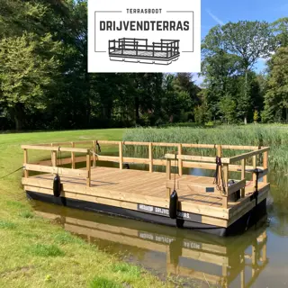 Drijvend ponton 5x2.40m | steiger | Drijvers | boot | vlot