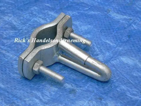 Hulpkoppeling met veer voor aan de trekhaak