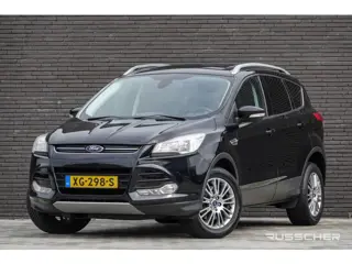 Ford Kuga 1.6 182Pk Aut. | Titanium Plus | 4WD | Panoramadak | Leder | Trekhaak | 17''