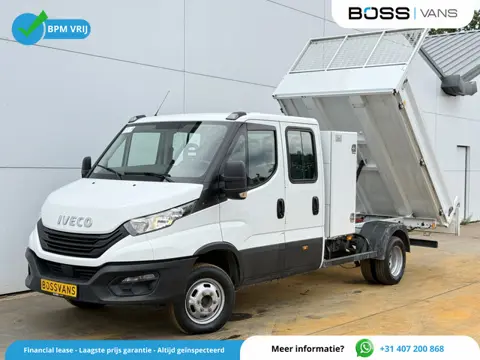 Iveco Daily 35C16 3.0 Dubbele Cabine Kipper Dubbellucht 3,5t Trekhaak 6 Stoelen Airco Cruise Control