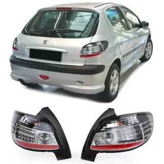 LED Achterlichten Peugeot 206 | Achterlichten Peugeot Black