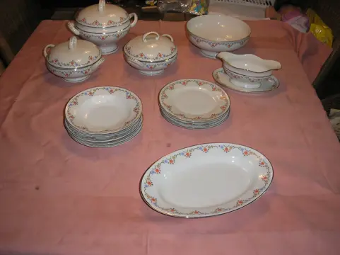 Servies rfh czechozlowakia - schalen, sauskom, borden