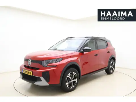 Citroen Ë-C3 Aircross Max 113pk 44 kWh | Navigatie | 3 fasen | Climate control | Zwart dak | Dakrail