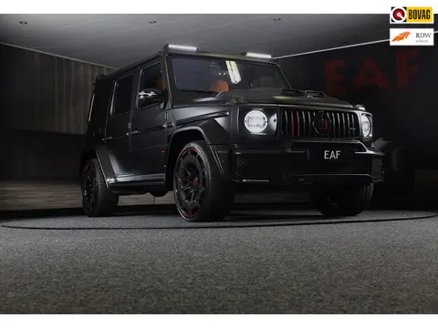 Mercedes-Benz G-klasse 63 Edition 1 BRABUS UITVOERING / Mat Zwart / Acc / Dode Hoek / Leder / Open D