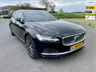 Volvo V90 2.0 T6 AWD Business Pro, Trekhaak, Acc, Cam, Pdc, Leder, Stoel-/stuurverw, 1e eig afk, Gee