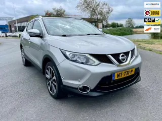 Nissan Qashqai 1.2 Tekna, Aut, Trekhaak, Pano, Stoelvrw, Cam, Navi, Pdc, Leder, Cruise/Climate, Geen