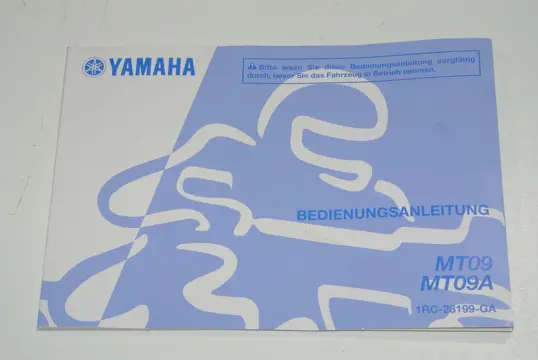 INSTRUCTIEBOEKJE Yamaha MT 09 2013 - 2017