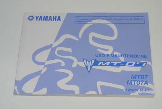 INSTRUCTIEBOEKJE Yamaha MT 07 2014 - 2017