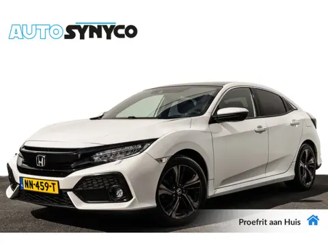 Honda Civic 1.0 i-VTEC Executive | Leder | Panoramadak | Trekhaak | Carplay | LED | Org. NL