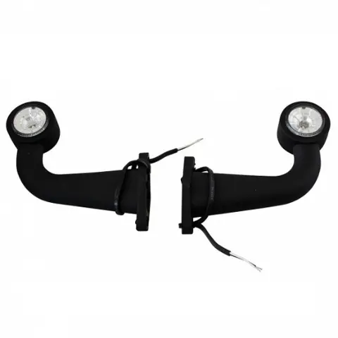 Breedtelamp set FRISTOM LED rood/wit