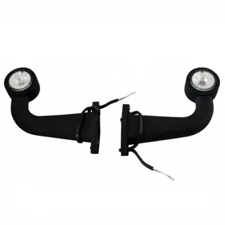 Breedtelamp set FRISTOM LED rood/wit