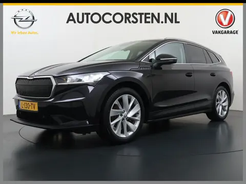 Škoda Enyaq iV 60 Trekhaak Elek.Achterklep Privacy Glas SOH 90% Keyless advanced Navi Ecc Apple Carp