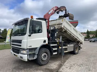 DAF CF 75.250 | 250HP | 4x2 Tipper | HMF 1060 Crane | Euro 3