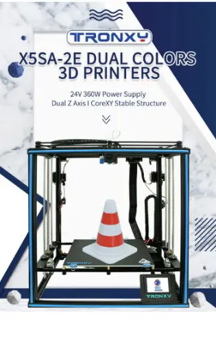 Tronxy X5SA-2E 24V 3D Printer 330*330*400mm Dual Titan
