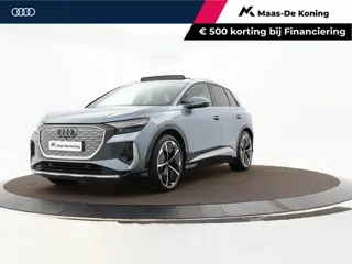 Audi Q4 e-tron 50 299pk Quattro S Competition 77 kWh · SOH 93% · Panoramadak · Wegklapbare Trekhaak 