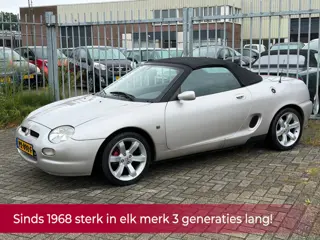 MG F 1.8i Exclusive CABRIO 120PK! Vol leer alcantara l elek pakket l LMV l NIEUWE APK l GOED ONDERHO