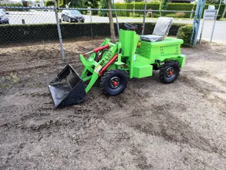 MINI SHOVEL / LOADER ELECTRISCH DEMO!!!!
